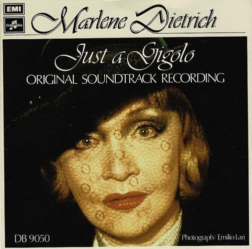 MARLENE DIETRICH Just A Gigolo Vinyl Record 7 Inch Columbia 1978