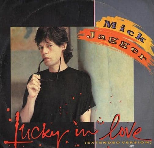 MICK JAGGER Lucky In Love (Extended Version) Vinyl Record 12 Inch CBS 1985