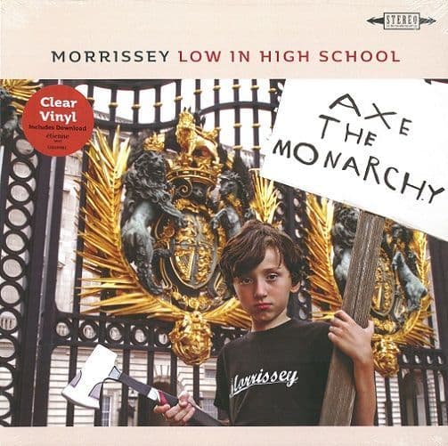 MORRISSEY Low In High School Vinyl Record LP Etienne 2017 Clear Vinyl