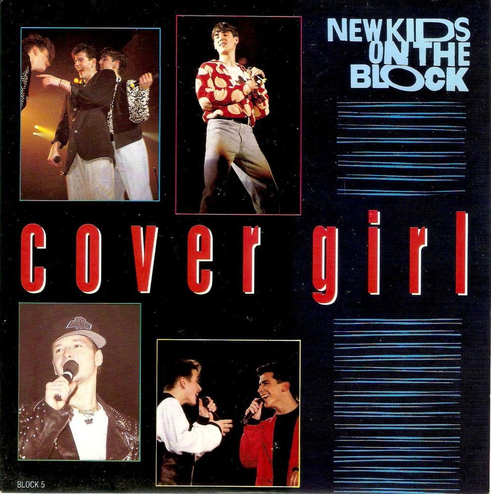 NEW KIDS ON THE BLOCK Cover Girl Vinyl Record 7 Inch CBS 1990