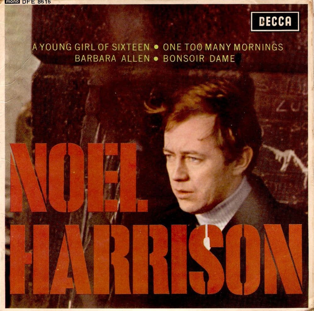 NOEL HARRISON Noel Harrison EP Vinyl Record 7 Inch Decca 1965