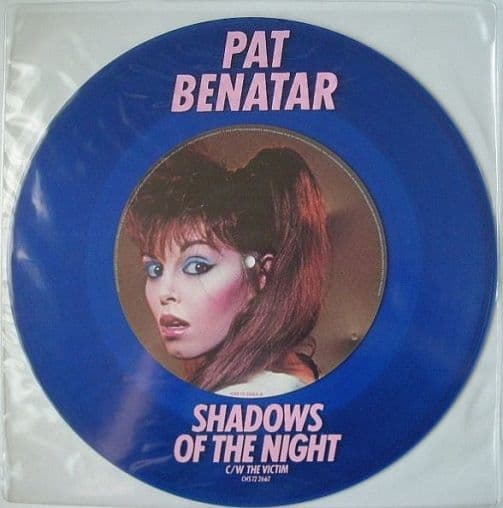 PAT BENATAR Shadows Of The Night Vinyl Record 12 Inch Chrysalis 1982 Blue Vinyl