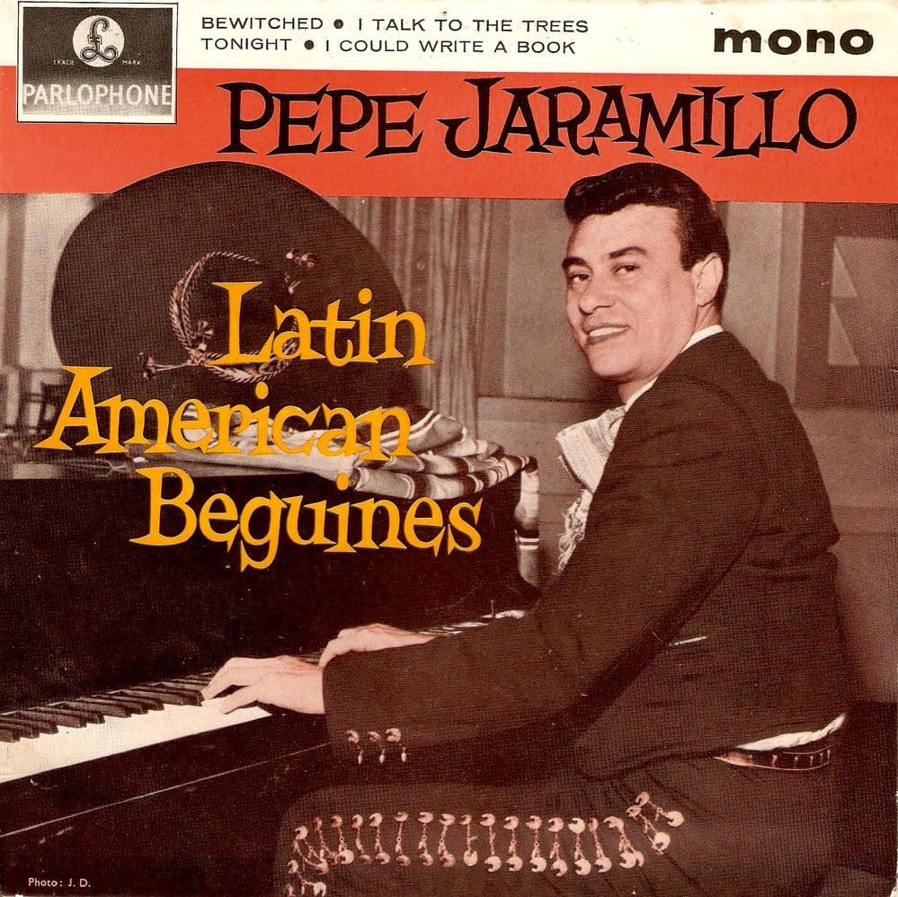 PEPE JARAMILLO Latin American Beguines EP Vinyl Record 7 Inch Parlophone 1962
