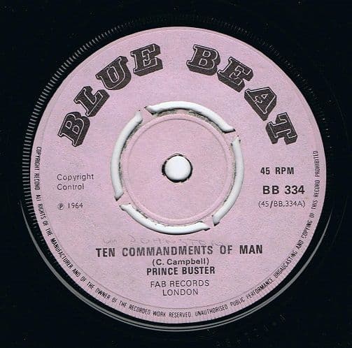 Prince Buster Ten Commandments Of Man