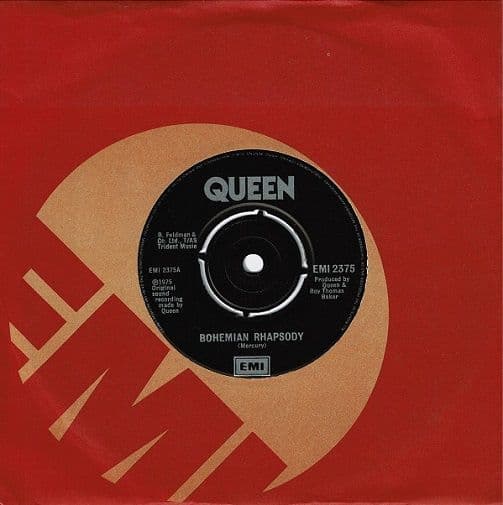 QUEEN Bohemian Rhapsody Vinyl Record 7 Inch EMI 1983