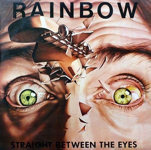 RAINBOW Straight Between The Eyes Vinyl Record LP Polydor 1982
