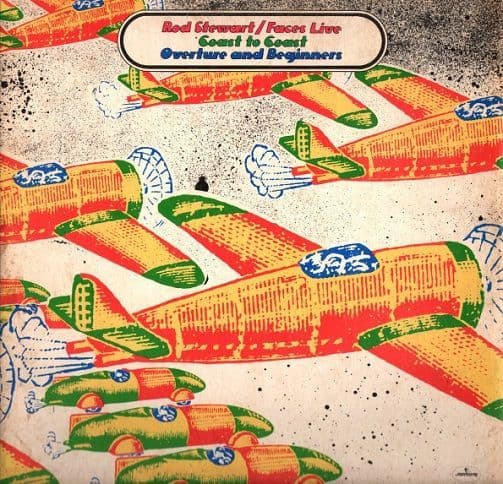 ROD STEWART / FACES Live Coast To Coast Vinyl Record LP Mercury 1973