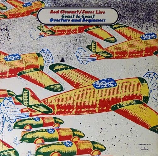 ROD STEWART / FACES Live Coast To Coast Vinyl Record LP US Mercury 1973