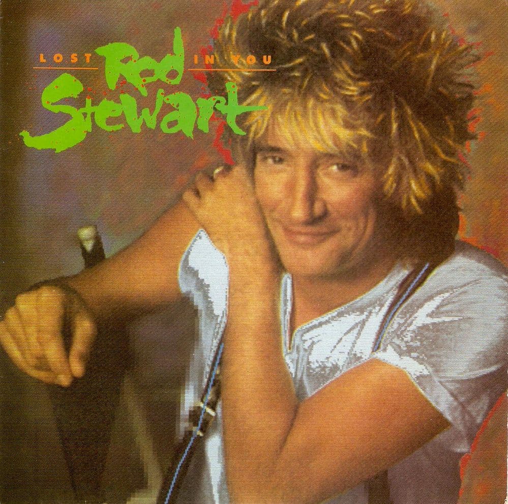 ROD STEWART Lost In You Vinyl Record 7 Inch Warner Bros. 1988