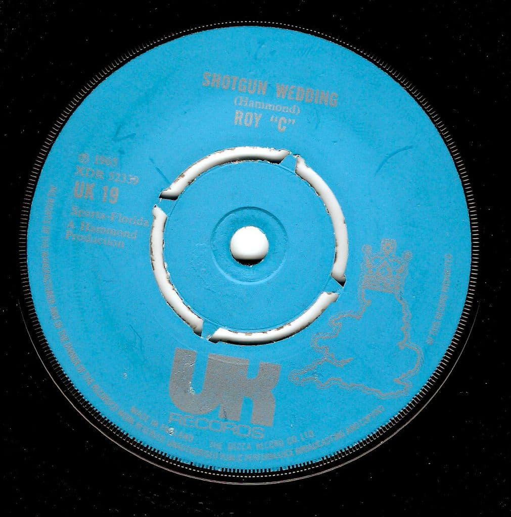 ROY C Shotgun Wedding Vinyl Record 7 Inch UK 1972