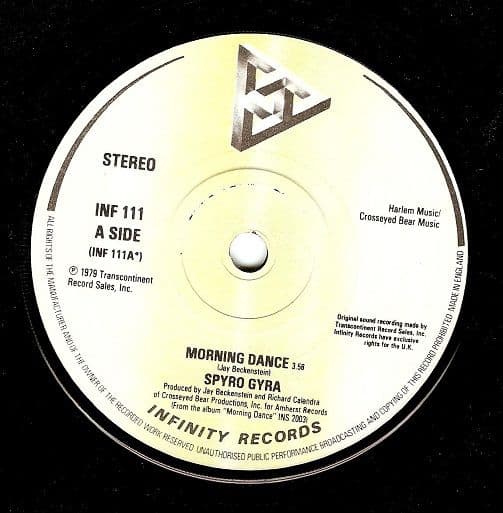 SPYRO GYRA Morning Dance Vinyl Record 7 Inch Infinity 1979