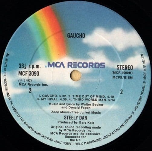 STEELY DAN Gaucho Vinyl Record LP MCA 1980