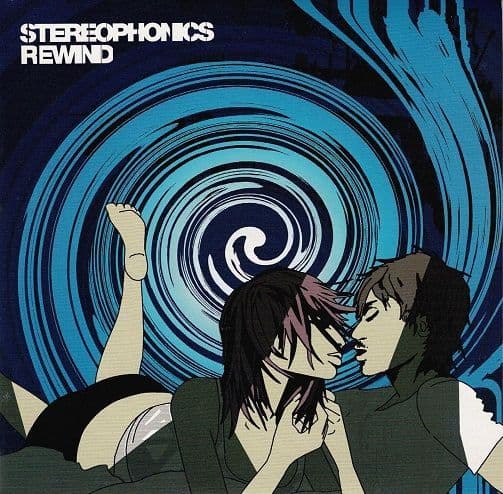 STEREOPHONICS Rewind Vinyl Record 7 Inch V2 2005 Blue Vinyl