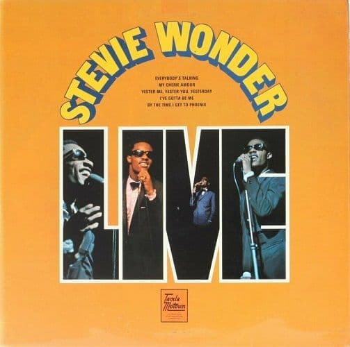 STEVIE WONDER Stevie Wonder Live Vinyl Record LP Tamla Motown 1970