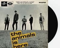 THE ANIMALS The Animals Is Here EP Vinyl Record 7 Inch Columbia 1964