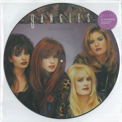 THE BANGLES In Your Room Vinyl Record 12 Inch CBS 1988 Picture Disc