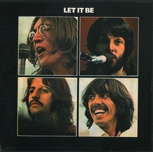 THE BEATLES Let It Be Vinyl Record LP Apple