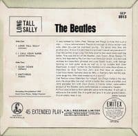 THE BEATLES Long Tall Sally EP Vinyl Record 7 Inch Parlophone 1964