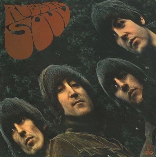 THE BEATLES Rubber Soul Vinyl Record LP Parlophone 1965.
