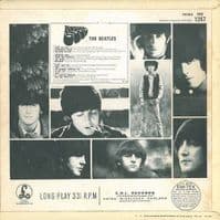 THE BEATLES Rubber Soul Vinyl Record LP Parlophone 1965..