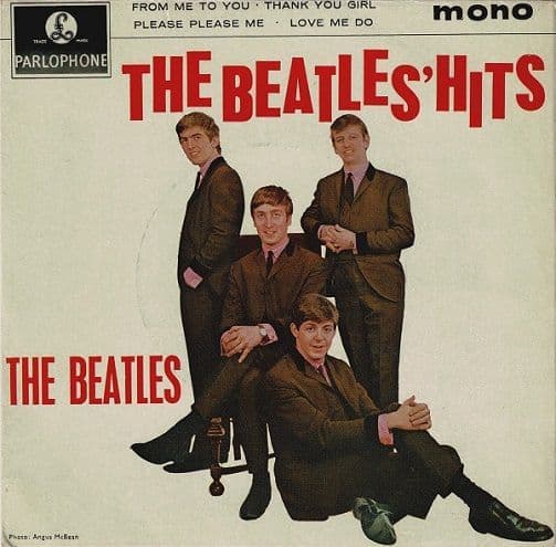 THE BEATLES The Beatles' Hits EP Vinyl Record 7 Inch Parlophone 1963.