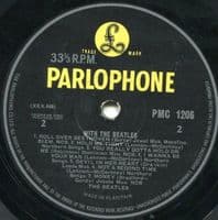 THE BEATLES With The Beatles Vinyl Record LP Parlophone 1963.....