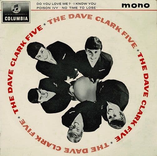 THE DAVE CLARK FIVE The Dave Clark Five EP Vinyl Record 7 Inch Columbia 1963
