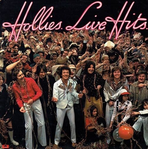 THE HOLLIES Hollies Live Hits Vinyl Record LP Polydor 1976