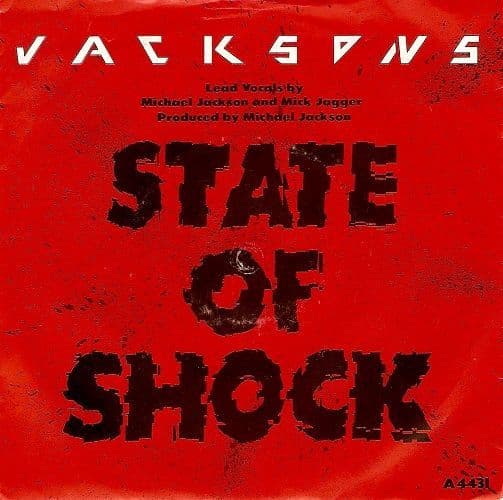 THE JACKSONS State Of Shock Vinyl Record 7 Inch Epic 1984