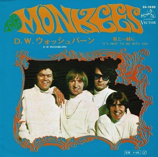 THE MONKEES D. W. Washburn Vinyl Record 7 Inch Japanese Victor 1968