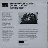 THE MOODY BLUES Days Of Future Passed Vinyl Record LP Deram