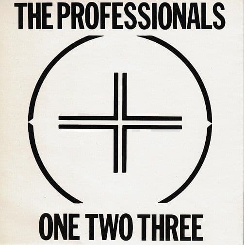 THE PROFESSIONALS One Two Three Vinyl Record 7 Inch Virgin 1980 Poster Sleeve