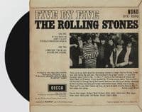 THE ROLLING STONES Five By Five EP Vinyl Record 7 Inch Decca 1964