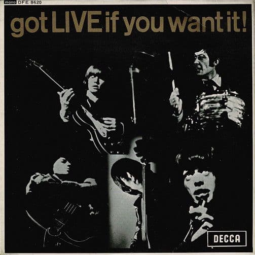 THE ROLLING STONES Got Live If You Want It EP Vinyl Record 7 Inch Decca 1972.
