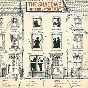 THE SHADOWS Hits Right Up Your Street LP Vinyl Record Album 33rpm Polydor 1981
