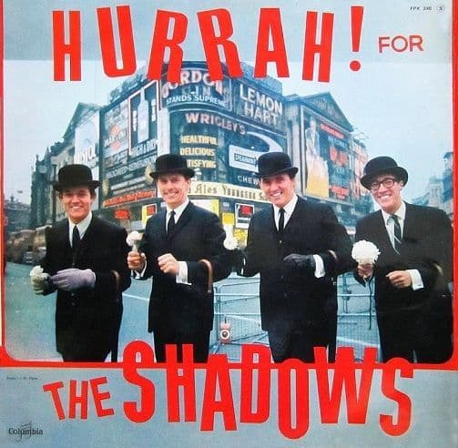 THE SHADOWS Hurrah! For The Shadows Vinyl Record LP French Columbia 1963
