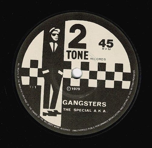 THE SPECIALS (THE SPECIAL AKA) Gangsters Vinyl Record 7 Inch 2 Tone 1979