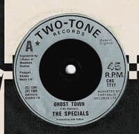 THE SPECIALS (THE SPECIAL AKA) Ghost Town Vinyl Record 7 Inch 2 Tone 1981.