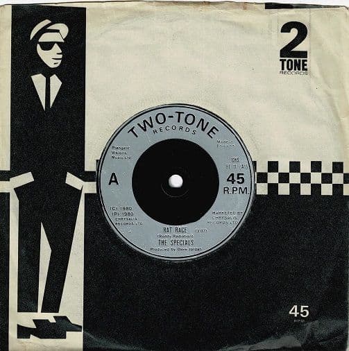 THE SPECIALS (THE SPECIAL AKA) Rat Race Vinyl Record 7 Inch 2 Tone 1980.