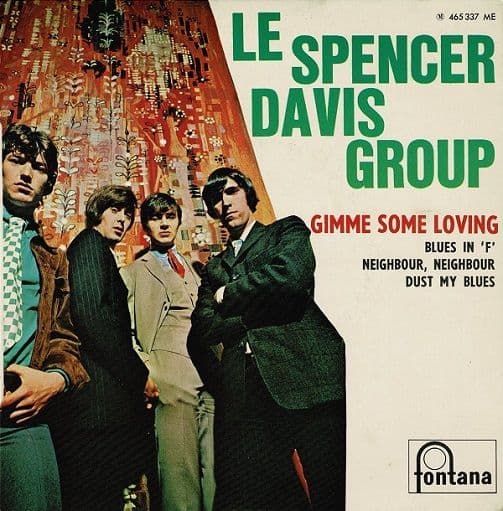 THE SPENCER DAVIS GROUP Gimme Some Loving EP Vinyl Record 7 Inch French 
