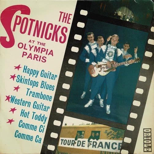 THE SPOTNICKS The Spotnicks At The Olympia Paris EP Vinyl Record 7 Inch Oriole 1963