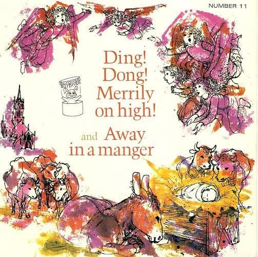 THE SUNBURY JUNIOR SINGERS Ding Dong Merrily On High Vinyl Record 7 Inch MFP 1968