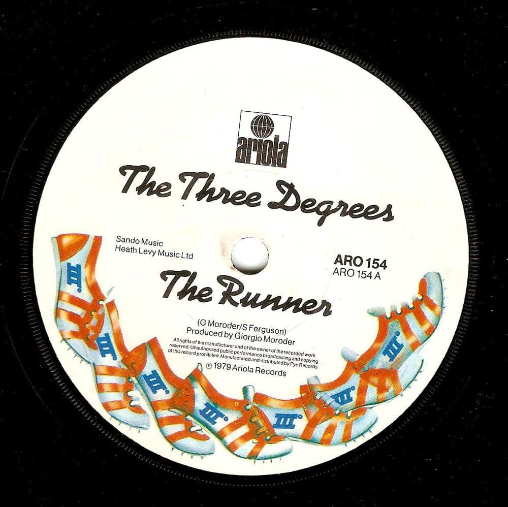 THE THREE DEGREES The Runner Vinyl Record 7 Inch Ariola 1979