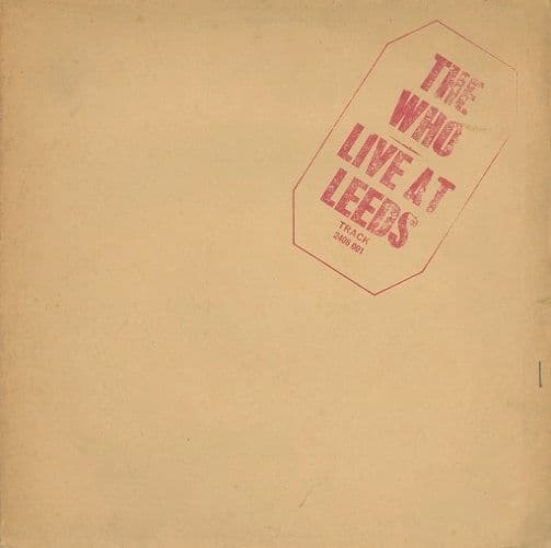 THE WHO Live At Leeds Vinyl Record LP Track 1970