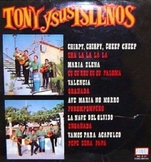 TONY Y SUS ISLENOS Tony Y Sus Islenos LP Vinyl Record Album 33rpm Spanish Fonal 1971