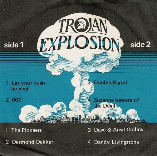 Trojan Explosion EP Vinyl Record 7 Inch Maxi Trojan 1979...