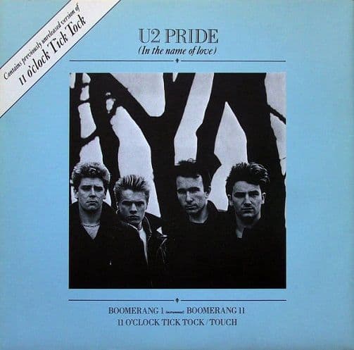 U2 Pride (In The Name Of Love) Vinyl Record 12 Inch Island 1984