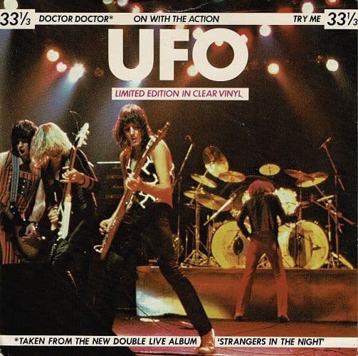 UFO Doctor Doctor Vinyl Record 7 Inch Chrysalis 1979 Clear Vinyl