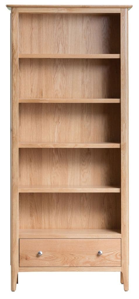 Scandia light Oak Large Bookcase from Kettle Interiors