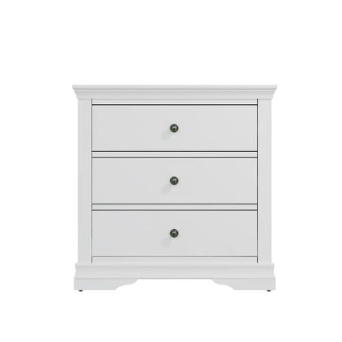 South West White 3 Drawer Chest